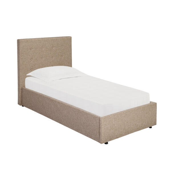 Lucca 3.0 Single Bed Beige scaled
